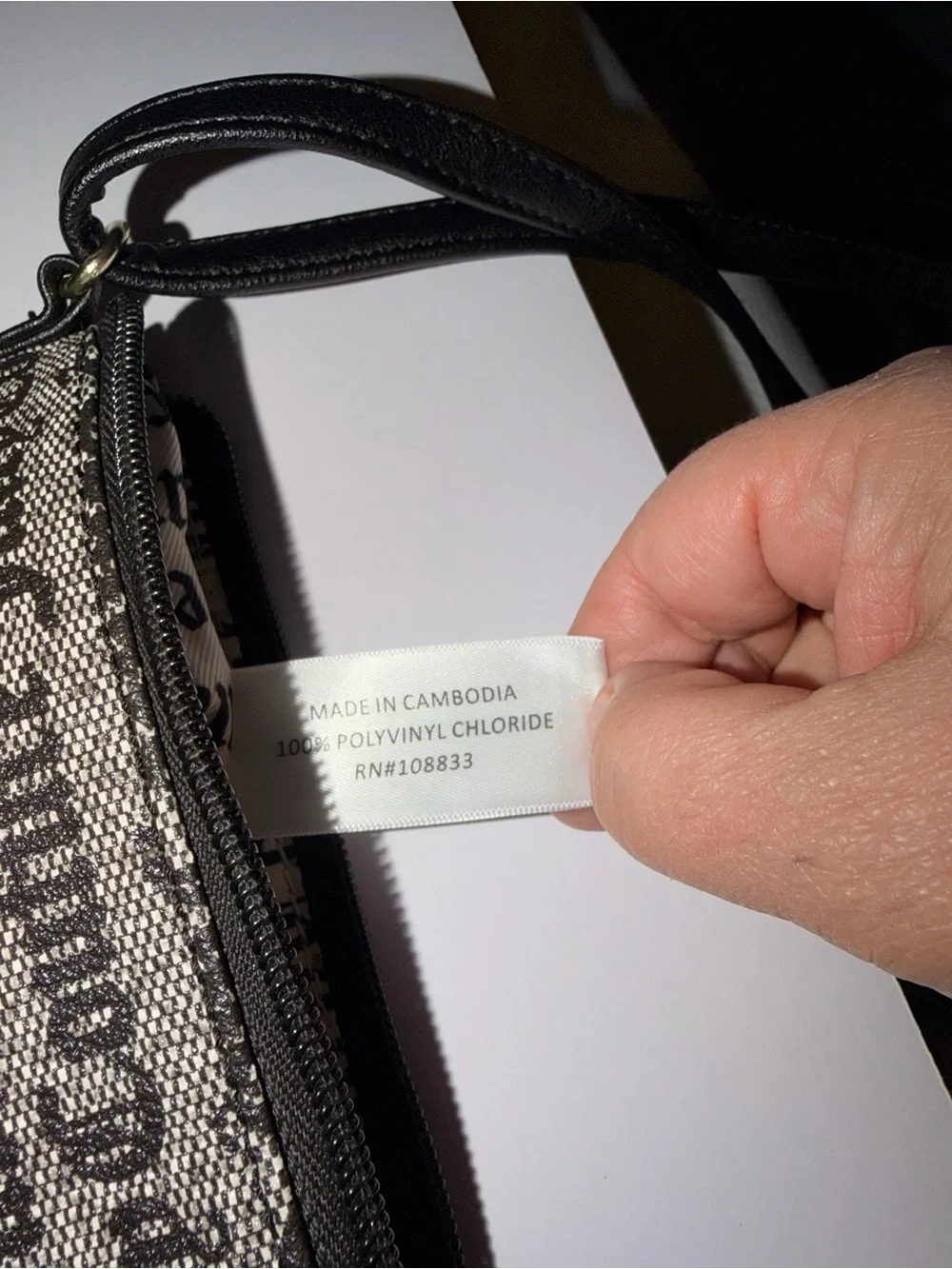 Juicy Couture Black and Gold Logo Shoulder Bag